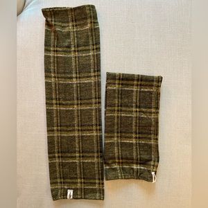 Rubiawear Yellow Plaid Short Leg Warmers 💛